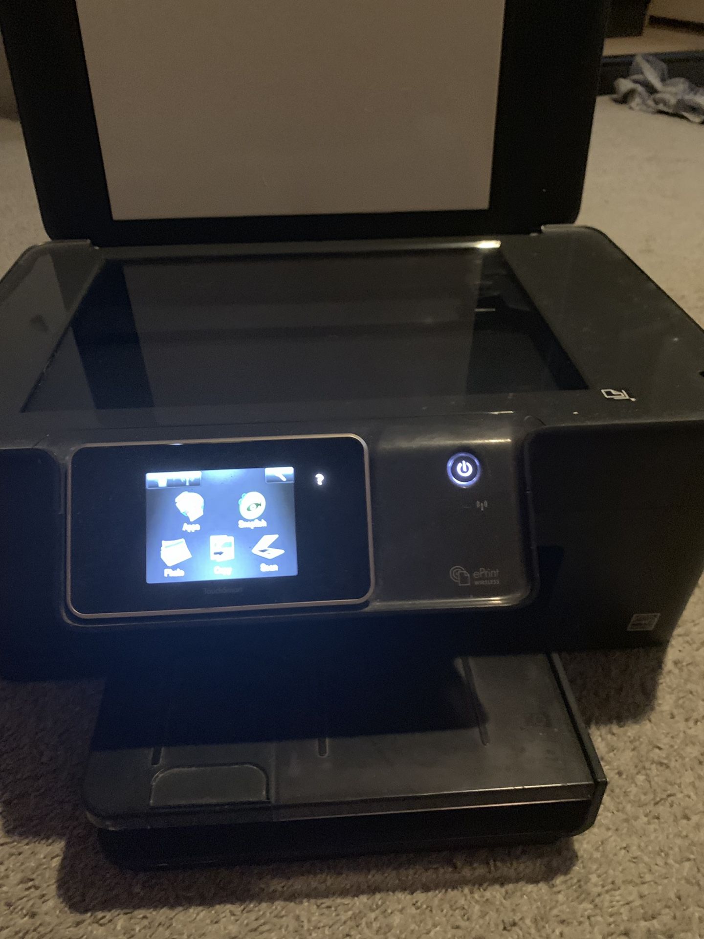 HP touchscreen photosmart printer