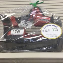 Milwaukee Drill, Saw And Speaker Bundle With 2 Batteries Included
