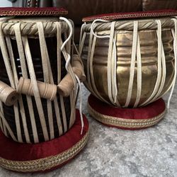 Brass Tabla Set