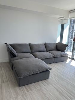 Dark gray cloud sectional (Brand new)