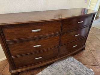 Dresser - Cherrywood brown six drawers