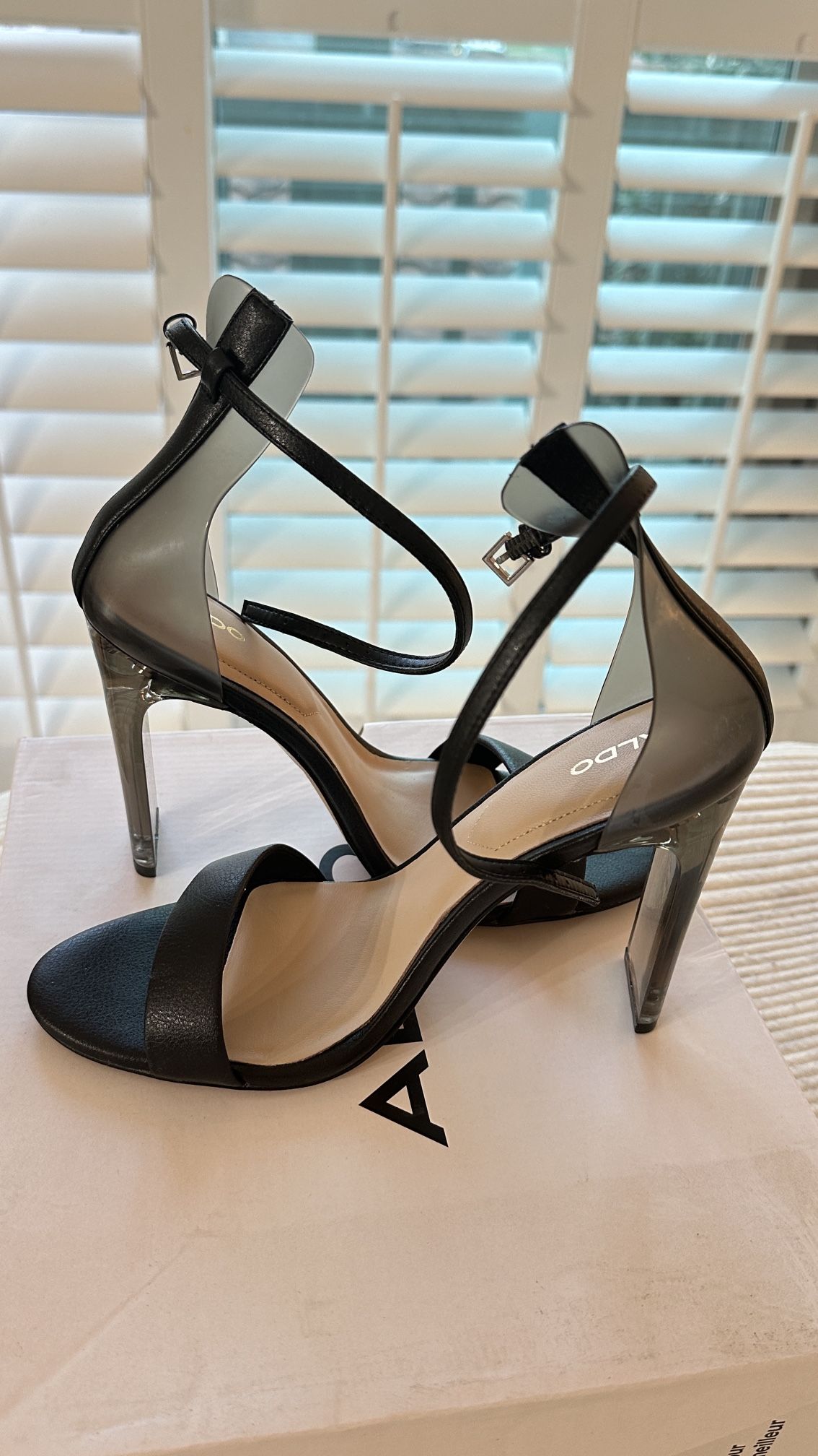 Black Aldo Heels