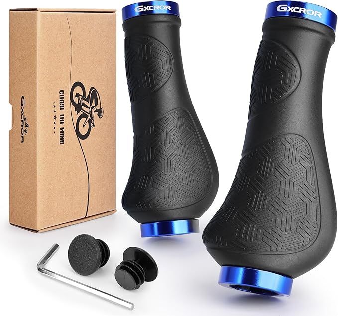 GXCROR Premium Ergonomic Non-Slip Bike Grips Handlebar