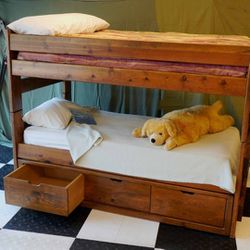 Bunk Beds - Vintage - Twin Size - Captain's Beds