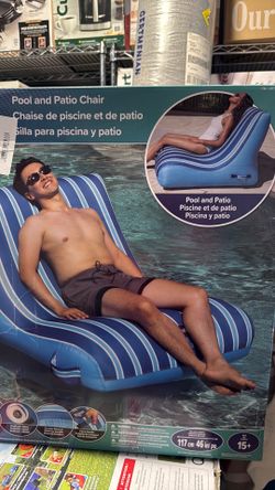 Pool and Patio Chair Chaise de piscine et de p Silla para piscina y patio