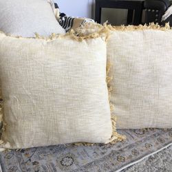 NEW Woven Pillow Cushions 24”x24”