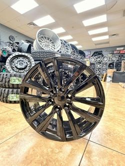 Rines 22x9 6x139 para GMC Gloss Black  +28 Offset