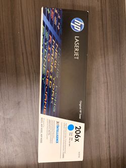 HP 206X Cyan LaserJet Toner Cartridge