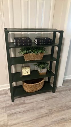 Dark Green Bookcase