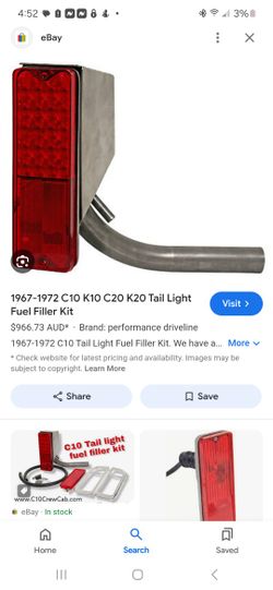C10 K5 Fuel Tail Light Kit