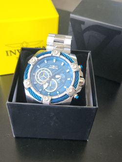 New Invicta Bolt Ace 52mm Men's Watch Steel Bracelet