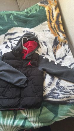 Jordan Kids Puffer Vest and Hoodie Set