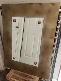 Metal Framed Mirror 