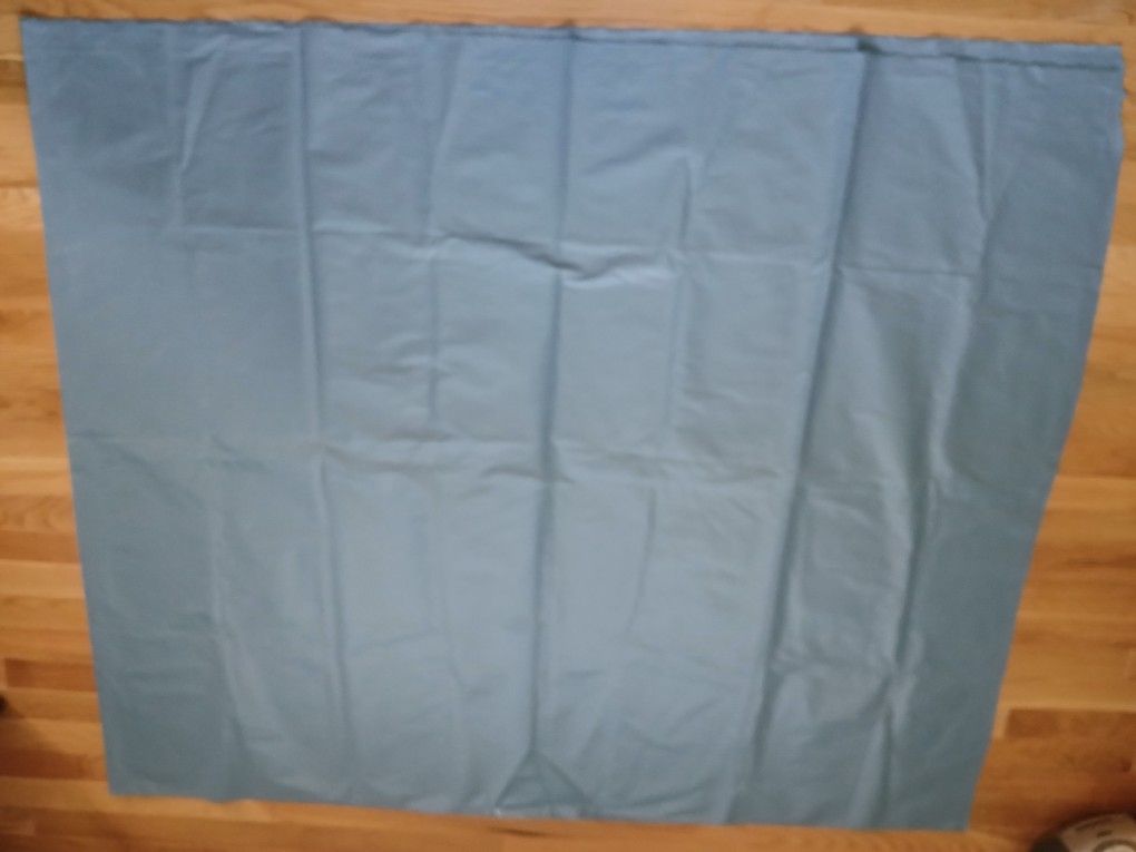 New. Blue Material  About 3 Yards