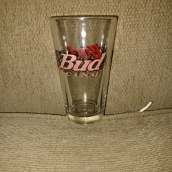 Budweiser Racing Glass 