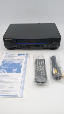 Panasonic VCR with Remote, Manual and Cable. Like new condition. Works Great!