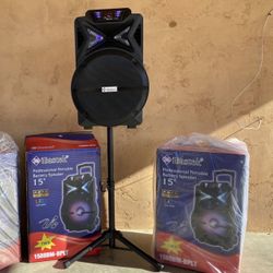 15 Inch Portable Bluetooth Speaker New $195 