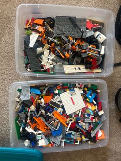 2 boxes of LEGO