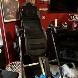 TEETER Inversion Table And Heat/ Massage Cushion
