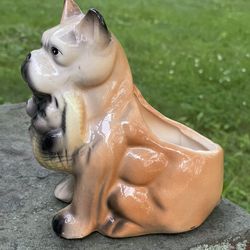 Garden plant holder. Vintage ceramic 1940s. Great condition.