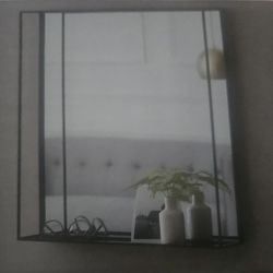 Mirror Wall With Shelf (NEW)