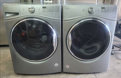 Whirlpool super capacity front loading washer and dryer