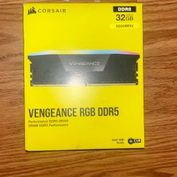 CORSAIR VENGEANCE RGB DDR5 64GB (2x32GB) DDR5 5600 Mhz 