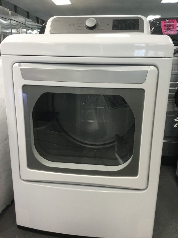 Lg Electric Electric (Dryer) White Model DLE7400WE - 2689