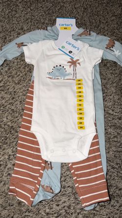 Carters PJ And onesie/pant Set