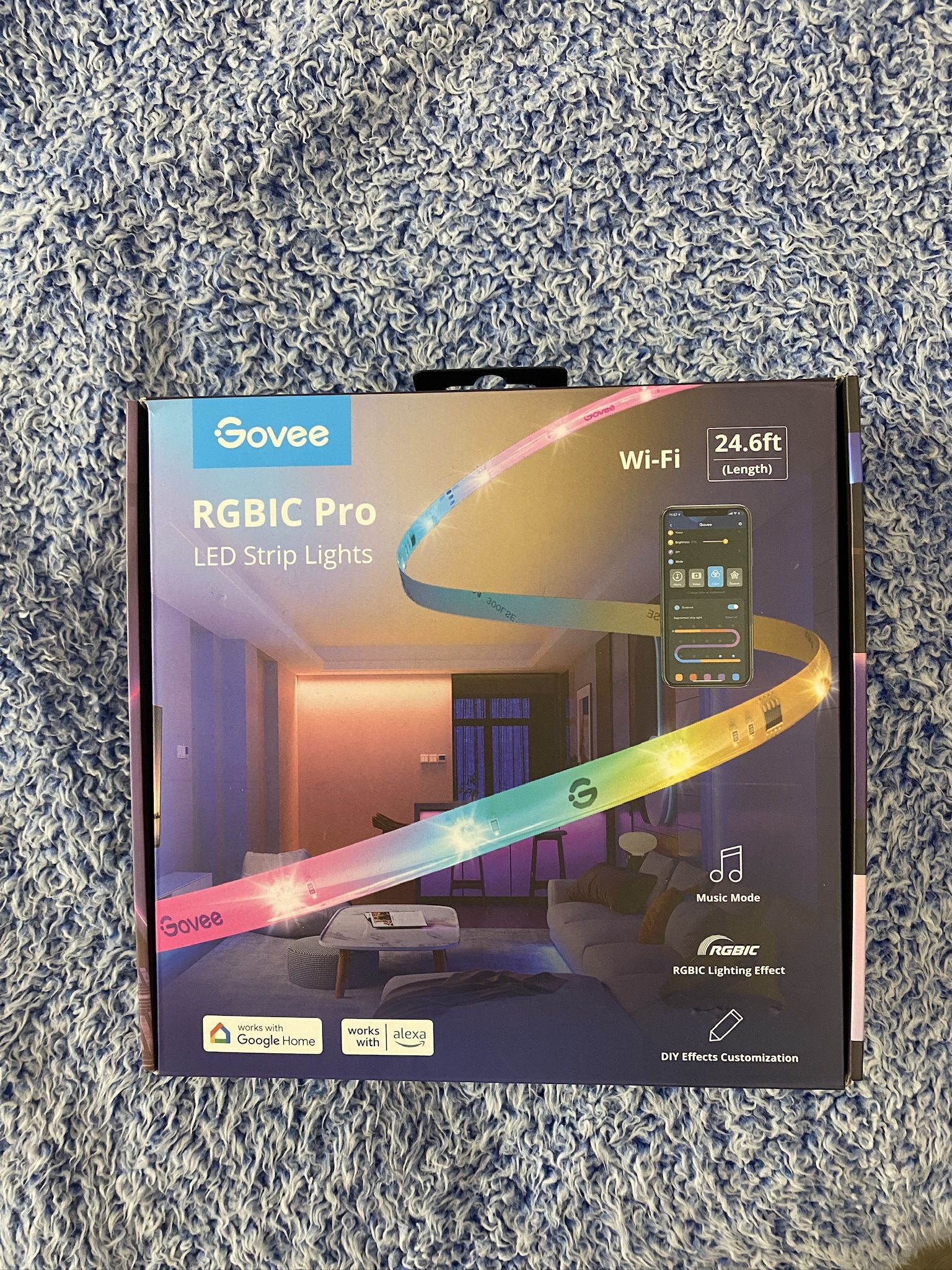 GoVee RGBIC Pro LED Strip Lights 24.6 Ft