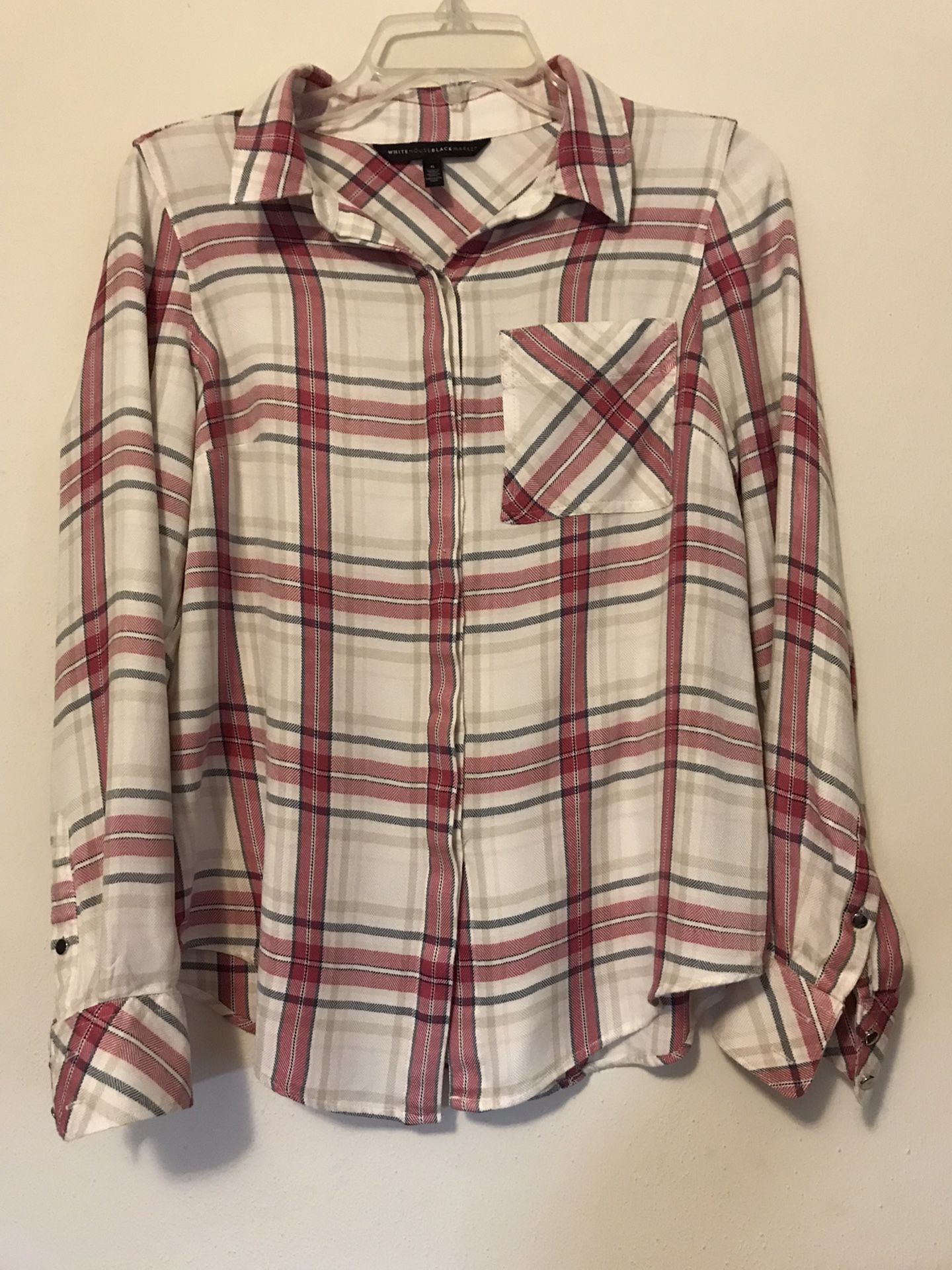 Plaid Flannel-like Shirt 
