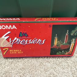 3 sets Vintage NOMA Expressions 7 Lite Set Christmas Decoration