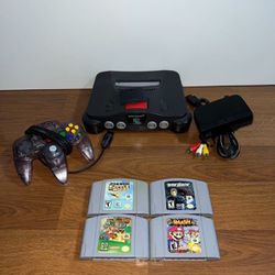 Nintendo 64 Console + Games