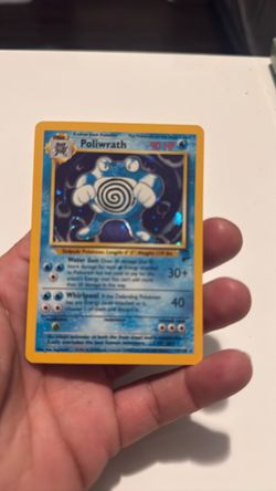 Poliwrath Holo Pokémon Trading Card