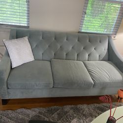Teal 3 Seat Sofa