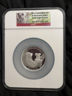 2011P AUSTRALIA S$8 PF 69 ULTRA CAMEO FIRST YEAR OF ISSUE