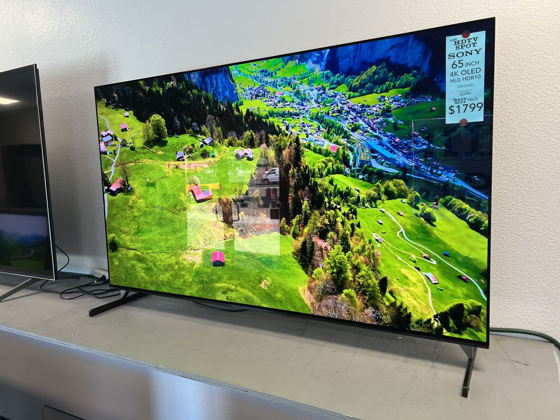 Sony A90J 65 Inch TV: BRAVIA XR OLED 4K Ultra HD Smart Google TV