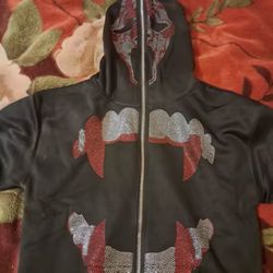 Y2K Rhinestones Zip Up Hoodie