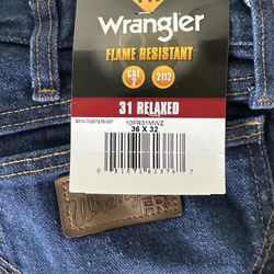 Wrangler Flame Resistant Relaxed Jeans