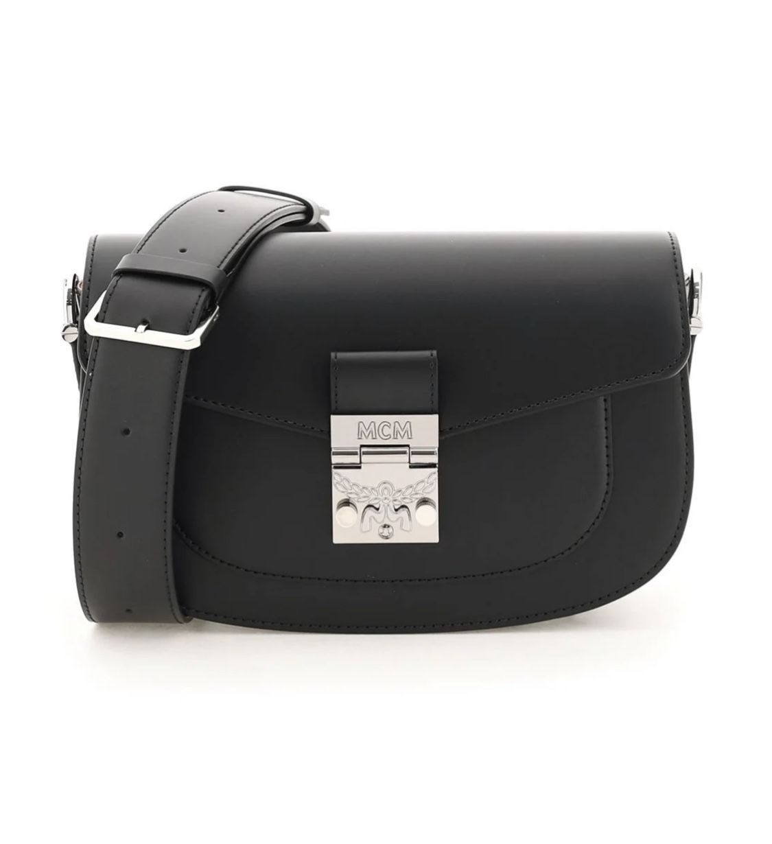 MCM Patricia Logo Shoulder Bag