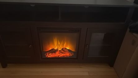 TV Stand with Electric Fireplace
