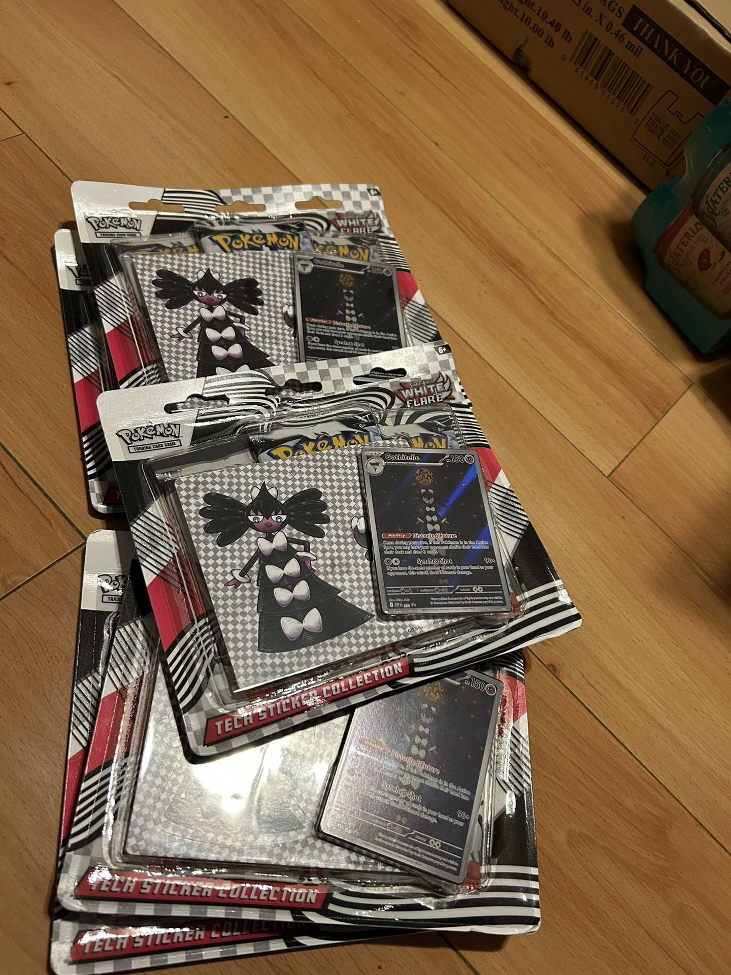 Pokemon TCG Scarlet & Violet 10.5 White Flare Tech Sticker Blister