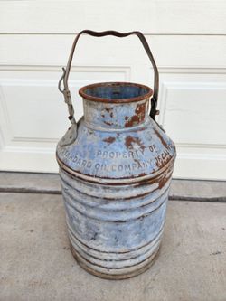 Vintage Standard Oil Company California 5 Gallon Metal Can Petroliana