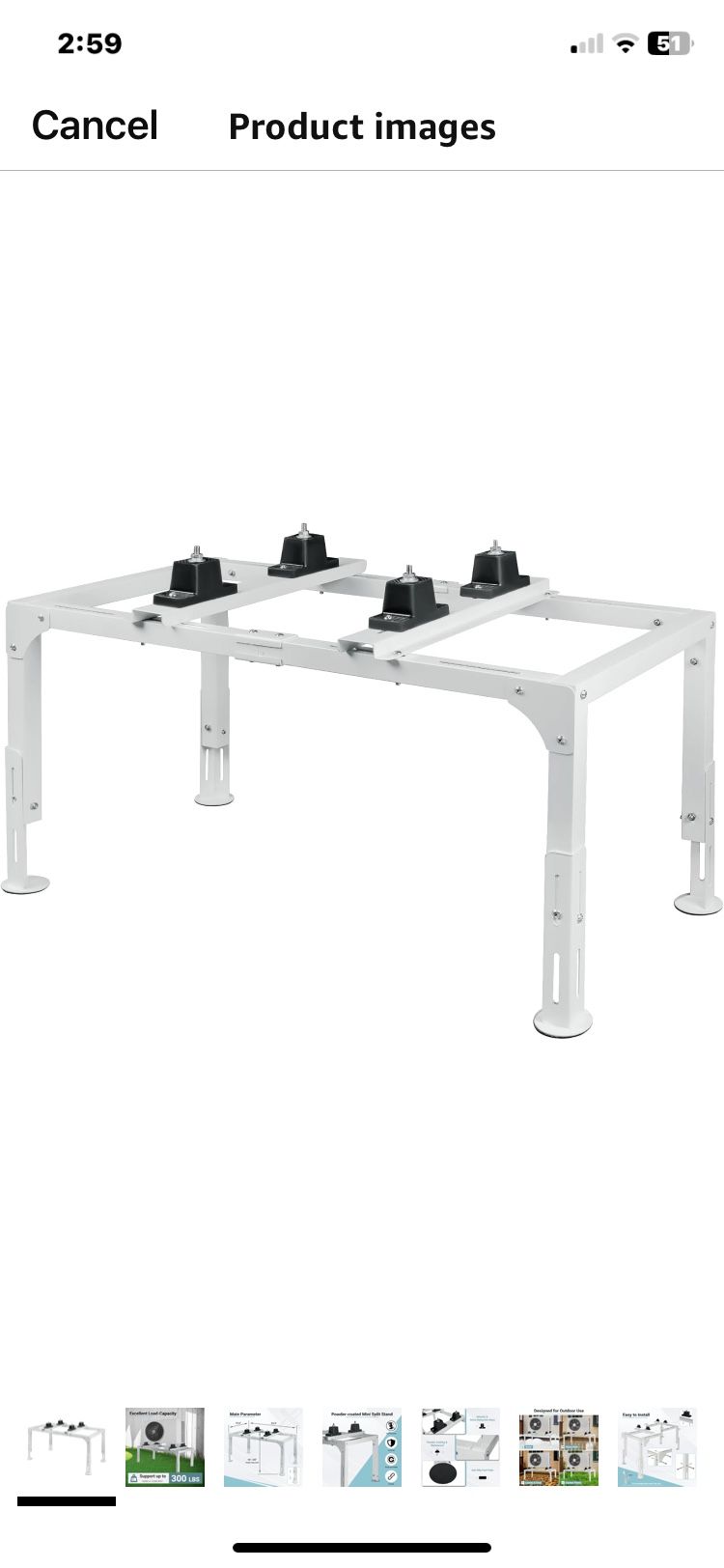 NEW OUTDOOR STAND FOR MINI SPLIT AC 9,000/12,000BTU