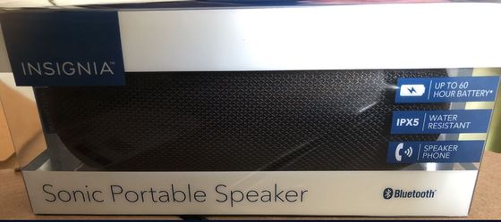 Portable Speaker - Black - Brand New