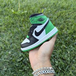 Jordan 1 High TD “Lucky Green” Size 5C