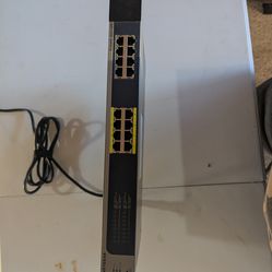 Netgear JGS516PE 16-Port Gigabit Ethernet Plus Switch with 8 Ports PoE