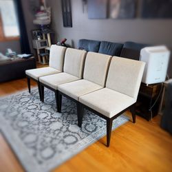 5 Zanzibar Murano Upholstered Side Chairs 