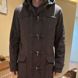 Helly Hansen Men’s Wool Hooded Long Coat L