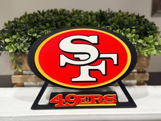 San Francisco 49ers desk top sign
